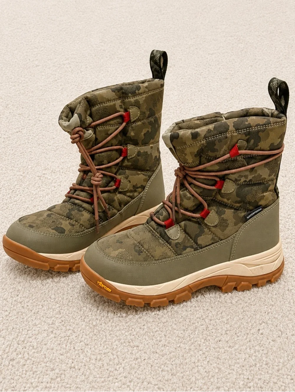 Women’s Muck Nomadic Sport AGAT Lace Boots, Olive/Camo, W6